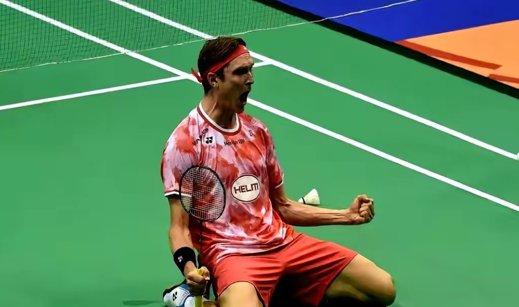 印度羽毛球队力克中国羽毛球队，安赛龙统治全场